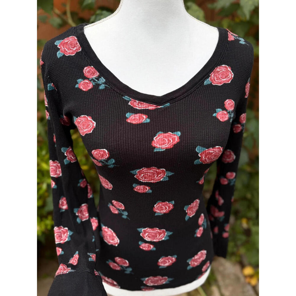 OP Ocean Pacific Rose Thermal Top Size 11/13 Junior Girls Or XS S Women's